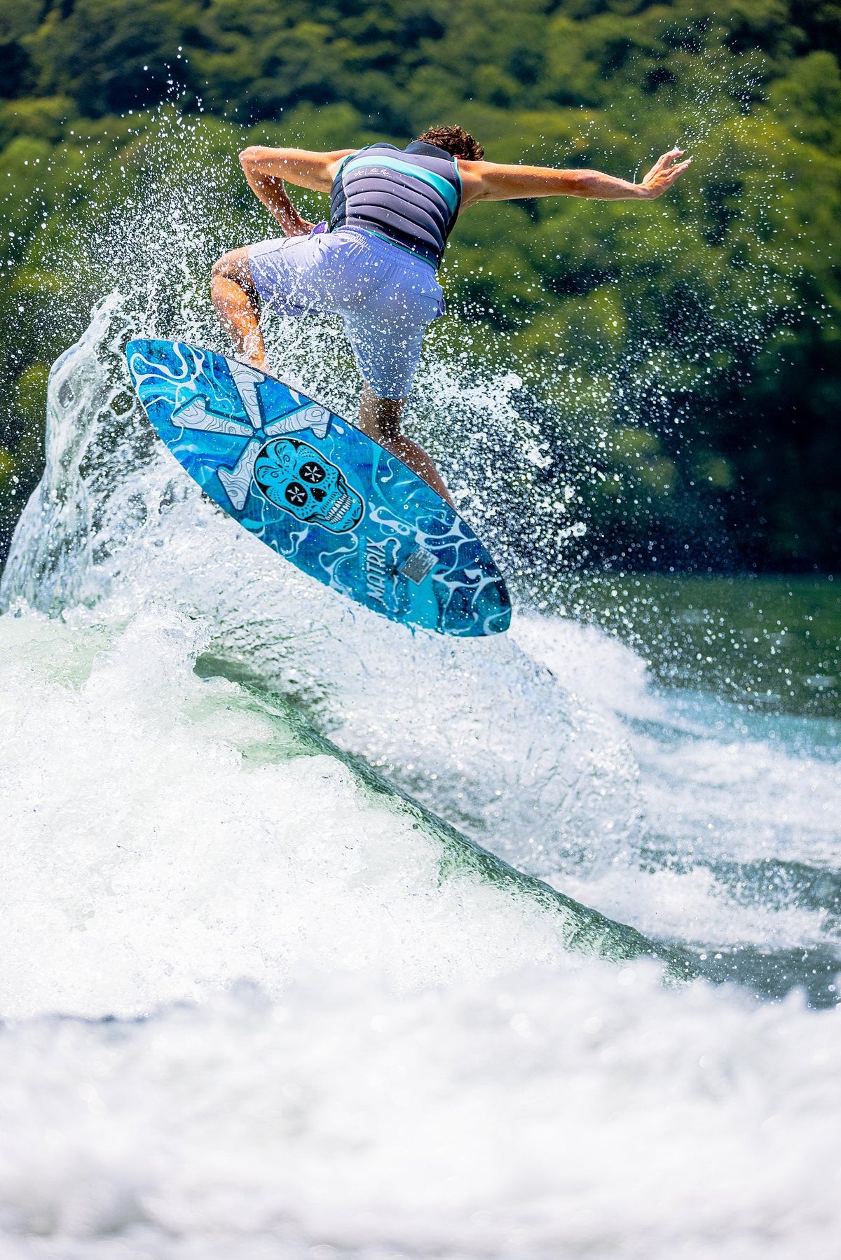 2027 Phase Five Matrix Payne Pro — wakesurfing action