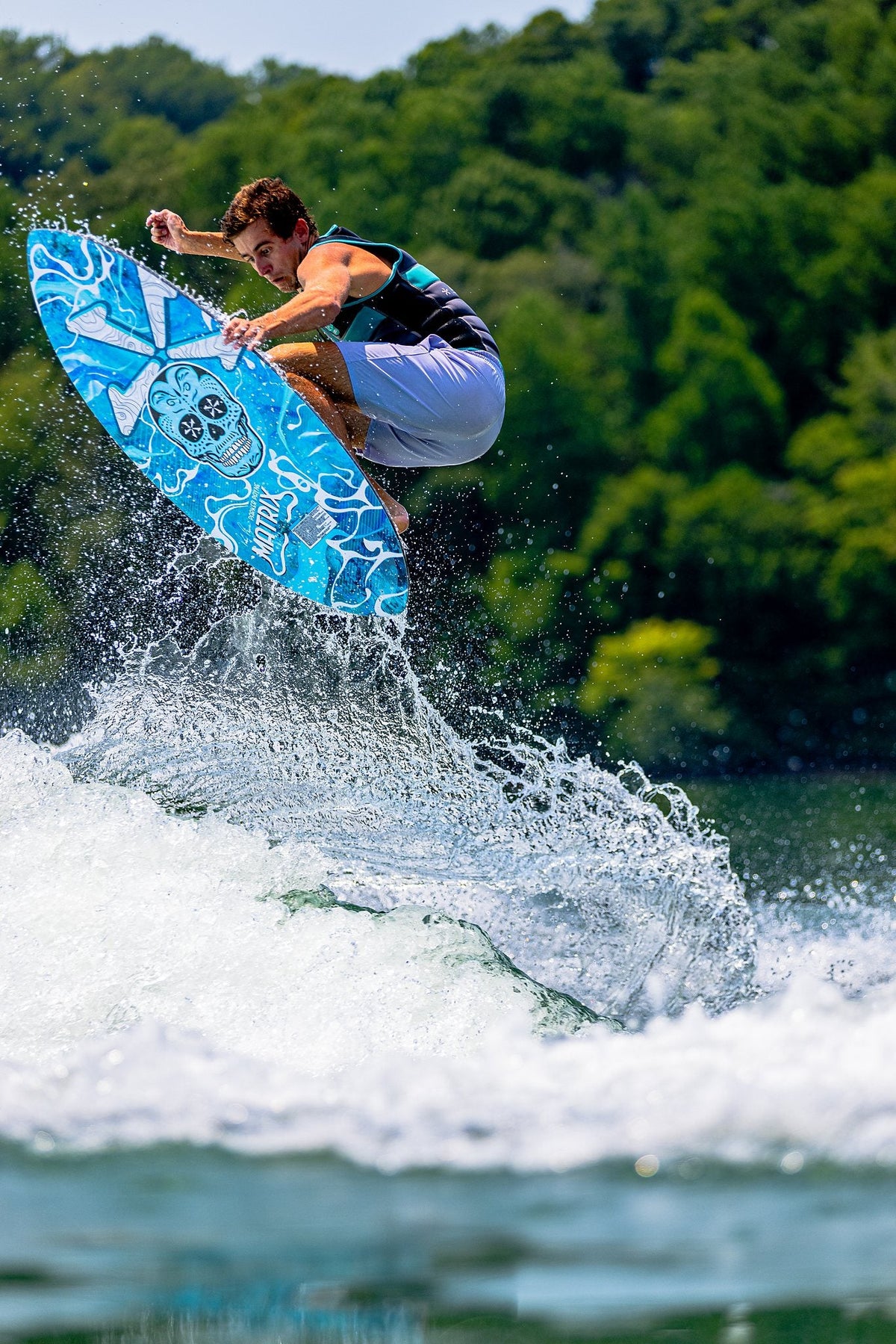 2027 Phase Five Matrix Payne Pro — wakesurfing action