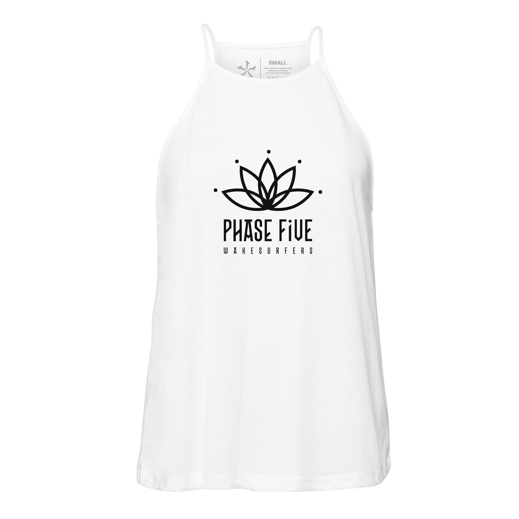 PHASE FIVE LOTUS FLOWY HALTER TANK